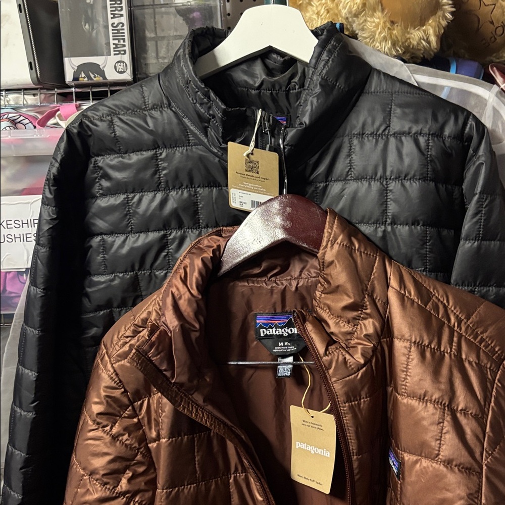 NWT Patagonia Nano Puff Men’s Insulated Jacket Light WGT Full Zip-2 colors